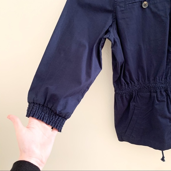 Christopher & Banks Anorak Blue Button Lightweight Jacket Large L - Picture 3 of 7